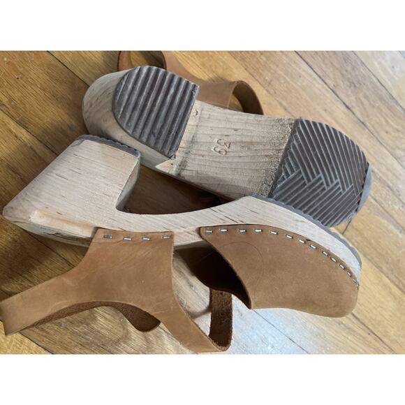 Lotta's Sweden made Highwood Brown Clogs in Oiled Nubuck Size 39 S000049 - Picture 9 of 10